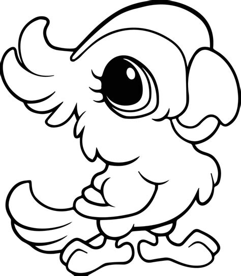 Printable Cute Animal Coloring Pages